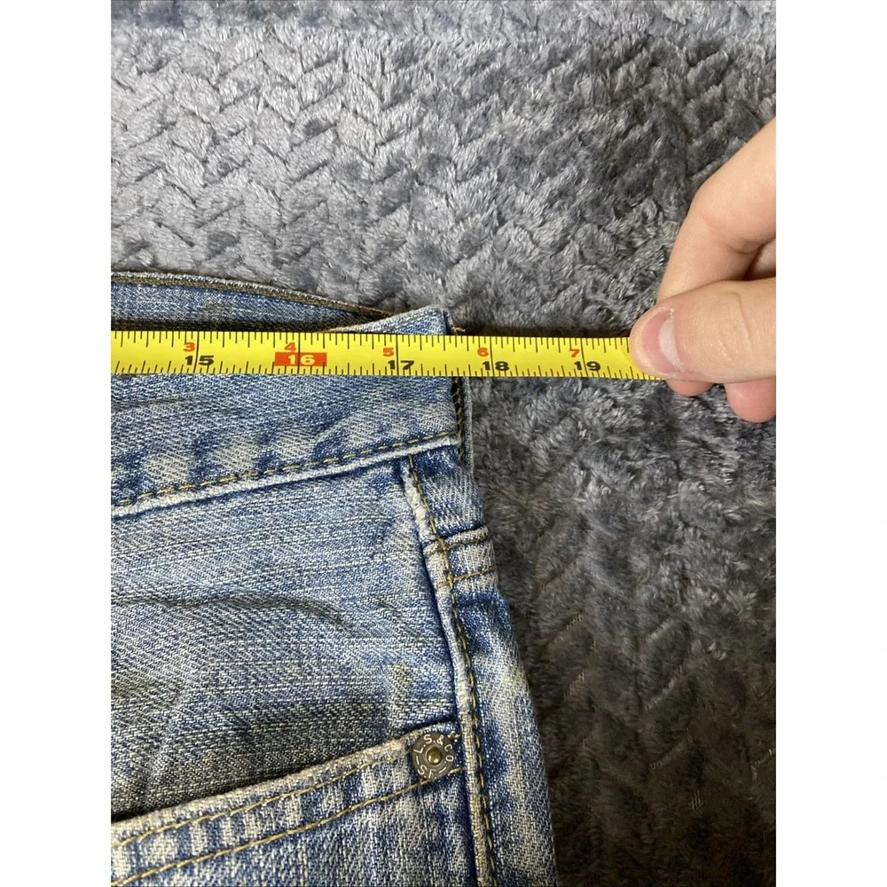 Y2K‎ Levi's 514 Relaxed Straight Fit Jeans W34 L30 Men's Blue Denim Medium Wash